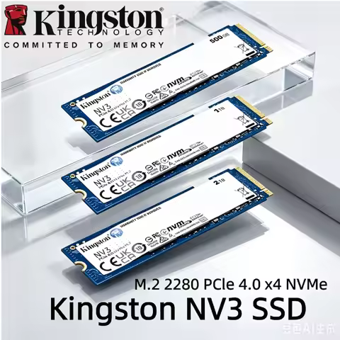 New SSD Kingston NV3 M.2 2280 Internal NVMe PCIe4.0 SSD 500GB 1TB 2TB Replacement Drive For PC Lapto