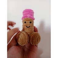 funny keychain labuto fuzzy wire keychain gift ideas