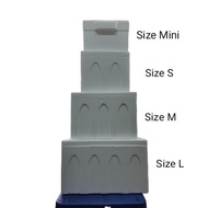 Foam box Seafood/Frozen food polystrene box fruit box gabus putih Ice Box white box insulation box c