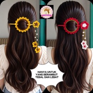Hair bun stick/ Hair bun knitted Hair accessories Hair bun