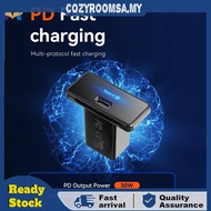 PD Type C/USB Car Charger 12V-24V RV USB Outlet Adapter Car Charger Power Socket