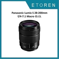 Panasonic Lumix S 28-200mm f/4-7.1 Macro O.I.S. Lens
