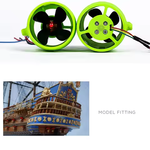 DC 12V-24V 20A Underwater Jet 4 Blade Thruster Engine for RC Robot Decoy Nest Submarine Brushless Mo