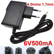 1pcs 6V 500mA 0.5A Universal AC DC Power Supply Adapter Wall Charger For Omron M2 Basic Blood Pressu