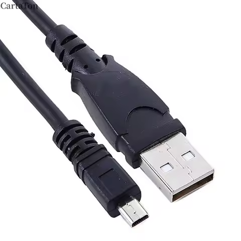 for NIKON SANYO UC-E6 Digital Camera Cable Mini 8P Cord for CoolPix Fuji Panasonic Olympus Sony Data