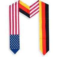 Tali Selempang Graduasi Bendera Amerika Syarikat dan Jerman, Tali Selempang Graduasi Sulaman Satin u