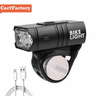 {จัดส่งเร็ว} ไฟจักรยาน LED 10W 800LM 6โหมด USB ชุดไฟหน้ารถจักรยาน MTB แบบชาร์จไฟได้