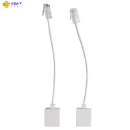 2 socket 8P4C / RJ45 male RJ11 6P4C to female M / F Adapter telephone Ethernet