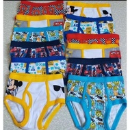 12 pcs Brief for kids / boy's (1-9 yrs old) cotton brief underwear