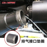 Hot Sale Harley Motorcycle Exhaust Interface Gasket 883 Fat Boy Muffler Interface Sealing Gasket Exh