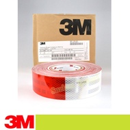3M 983-326  Red and White Reflective Tape Logo Reflective Sticker