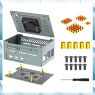 [W F S B] Aluminum Case for 5 Includes 4010 PWM Fan, Copper Heatsinks for X1000/X1001/X1003/N04/N05 