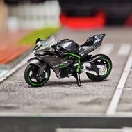 1: 64 Kawasaki H2R Alloy Small Scale Motorcycle Model Simulation Locomotive Mini Car Model Static Or