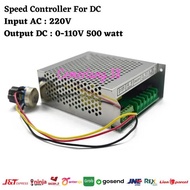 AC 110-220V PWM Speed Controller For DC 0-100V 500W Spindle Motor