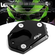 CNC Side Stand Pad for KAWASAKI NINJA 300 650 1000 ER6F Ninja650 ZX6R ZX10R ZX12R Motorcycle Plate K