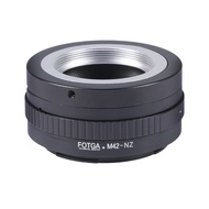 FOTGA M42-NZ Manual 360° Rotatable 7° Tilt Lens Mount Adapter Ring for M42 42mm Screw to Z-Mount Mir