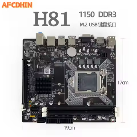 H81 1150 DDR3 Core 4th generation Pentium Celeron B85 with usb3.0 HDMI M.2 main board