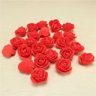3.5cmPE Rose 5Pcs/Pack Foam Flower Head Fake Flower Wedding Home led Flower Simulation Decoration Fl