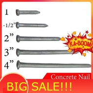 CONCRETE NAIL Cement Nails PNS 136 Cert. Product Q-1150 | 1", 1-1/2", 2", 3", 4" GOOD QUALITY