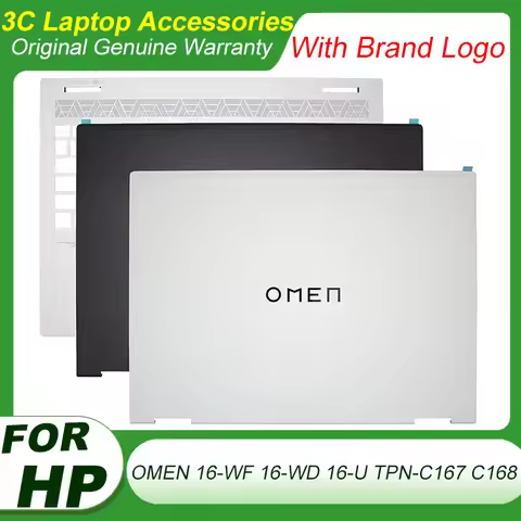 Original New For HP OMEN 16-WF 16-WD 16-U TPN-C167 TPN-168 Laptop LCD Back Cover Top Case Palmrest U
