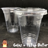 14oz Flat Plastic Cup Flat Plastic Cup/ Plastic Cup/ Drink Cup/