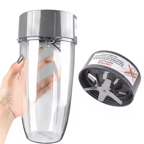2X 24OZ Cup And Extractor Blade Compatible For Nutribullet Pro 600W/900W Series Blender Accessories-