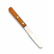 Dental Mixing Spatula Stainless Steel Spatula Knife with Wooden Handle Dental Lab Plaster Mixing Spa