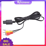 1.8M AV Cable AV Audio Composite Cable for Nintendo 64/N64/GameCube/SNES/SFC
