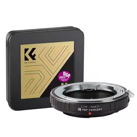 K&F CONCEPT L/M-NIK F Lens Adapter Ring For Leica M L/M Lens to Nikon F Mount Camera Body for Nikon 