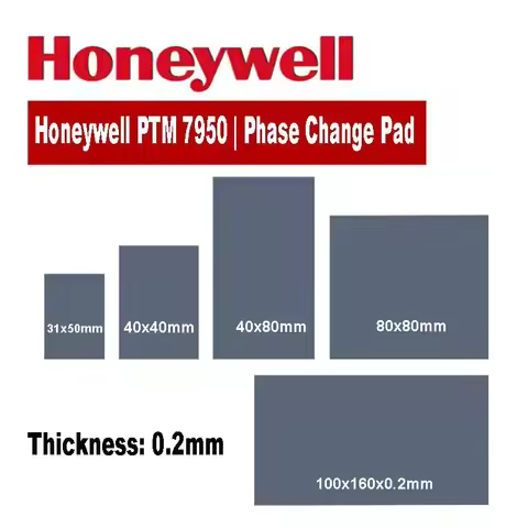 Honeywell PTM7950 thermal pads Phase change Pad For Laptop GPUCPU Heat Dissipation Silicone Thermal 