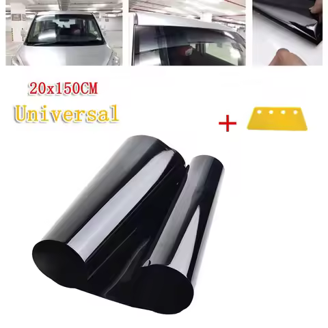 20cm*150cm Car 5％VL Sun Visor Strip Degrade Tint Film Front Glass Windshield Anti-UV Shade Waterproo
