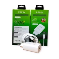 Infinix Charger + 33w Qualcomm micro USB Cable