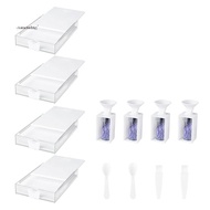 12-Pack Trabricks Stackable Diamond Art Trays with Lids, Diamond-Painting Art Kits for Adult for DIY