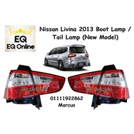 Nissan Grand Livina 2013  (Bonnet , Trunk , Tail , Boot , Backup Lamp) Taiwan Lampu Belakang 2014 20