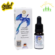 Vitamin D3 K2 Mk7 Đức Sunday Natural 200IE Tăng Chiều Cao Cho Bé