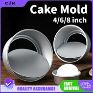 4/6/8 Inch Round Cake Molder Baking Pan Removable Bottom Nonstick Cheesecake Pan Bento Cake For Bake