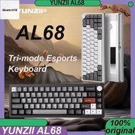 Gleamstrid YUNZII KEYNOUO AL68 Mechanical Keyboard Trimode Hot Swap Gasket CNC Aluminum 6000mAh PC G