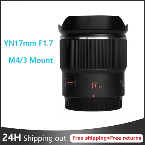 YONGNUO YN17mm 17mm F1.7M for M4/3 Mount Wide Angle Camera Lens Prime Large Aperture AF/MF For Panas