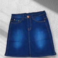 Women's mini Short Jeans Skirt above the knee