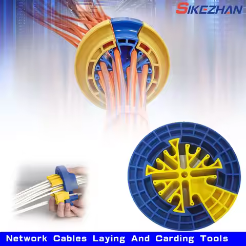 Network Carding Device Cable Comb Fireproof ABS Plastic Generic Cabling Category 5 And 6 Network Cab
