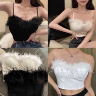 Spaghetti strap cup Stupid mod Shirt With long