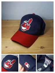 Topi MLB IND Indian Baseball Original Second New Era Preloved  Bekas