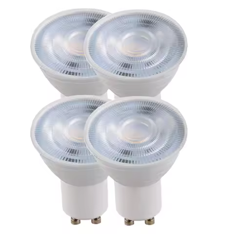 4x AC 220-240V LED GU10 Light Bulb Spotlight Bulb 5W Desk Work Light Lamp Equivalent to 50W Halogen