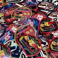 ♡  F1/Formula 1 holographic special driver helmet stickers 5cm