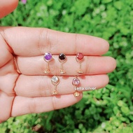 925 Silver Toge Earrings Gold Plated