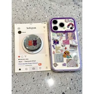 Cartoon Cute Mermaid Headset Rabbit Bear Magnetic Suitable for ihone17promax Apple 15/16pro Phone Ca