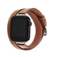 38มม. 42มม. สายนาฬิกาหนังสำหรับ Apple Watch 40มม. 44มม. Strap14mm อะแดปเตอร์สำหรับ Apple Watch Series 6 SE 5 4 3 2 1สายข้อมือสำรอง