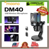 MAONO DM40 PRO WIRELESS GAMING MICROPHONE NOISE-CANCELLATION USB MIC WITH SOFTWARE / AI CHANGE VOICE
