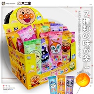 Fujiya Anpanman Fruit Lollipop Whole Box/Fujiya Fujiya/Face Shape/Fruit/Anpanman/Bacteria Man/Snacks