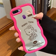 Casing HP For OPPO F9 F9 Pro Realme 2 Pro U1 Case fancy Macaron Softcase Silicone Case Girl Mirror p